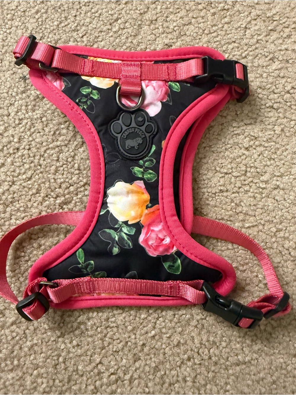 Pink Floral Harness by Canada Pooch